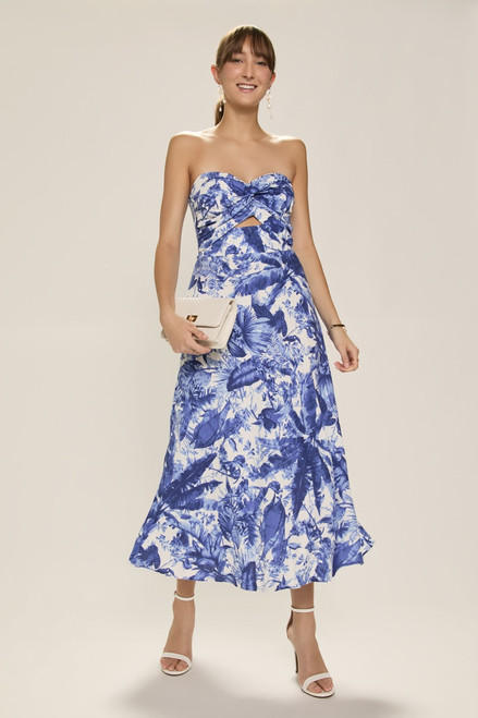 Miranda Front Twist Floral Maxi Dress