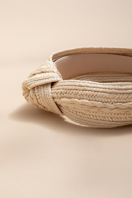 Andy Straw Top Knot Headband
