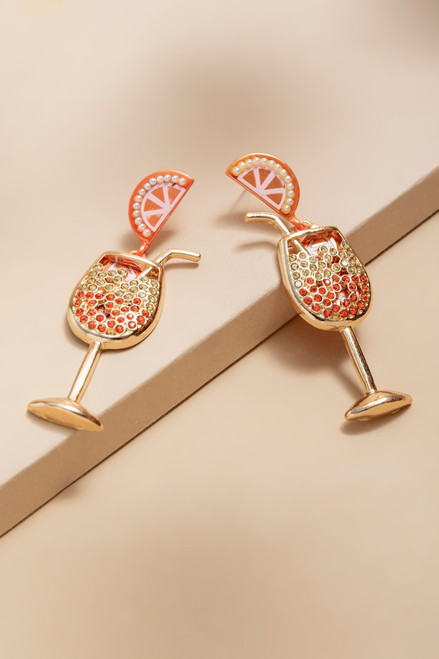 Tami Aperol Spritz Drop Earrings