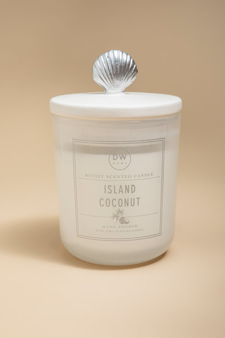 DW Home Island Coconut 11oz Scented Candle Jar