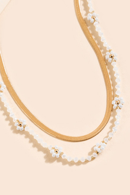 Dori Daisy Chain Layered Necklace