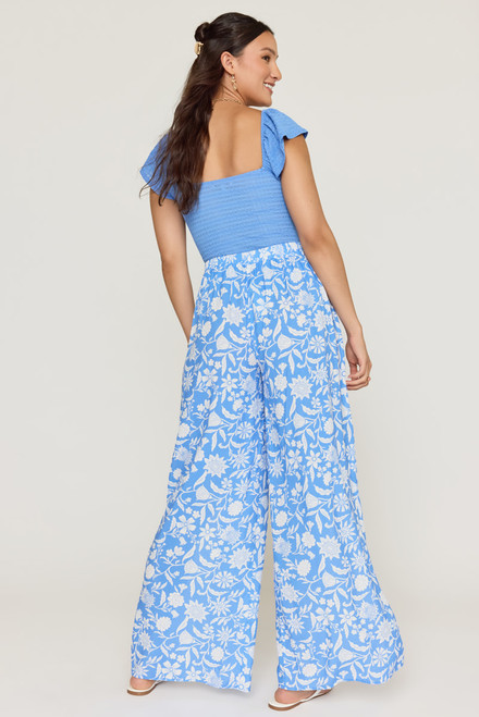 Mandy Floral Side Slit Pants