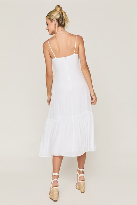 Jayne Tie Front Midi Dress