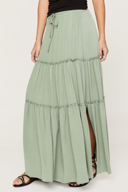 Lilly Ruffle Tiered Maxi Skirt