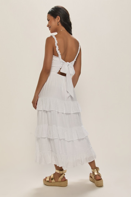 Tonya Smocked Tiered Maxi Dress