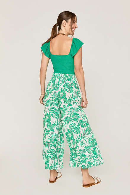 Mona Palm Print Pants