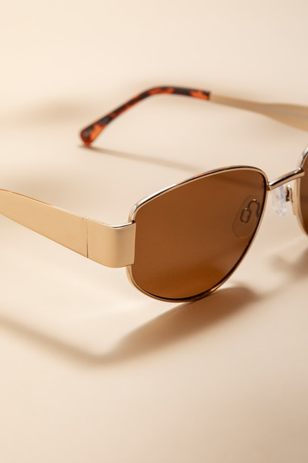 Jasmine Chunky Oval Sunglasses