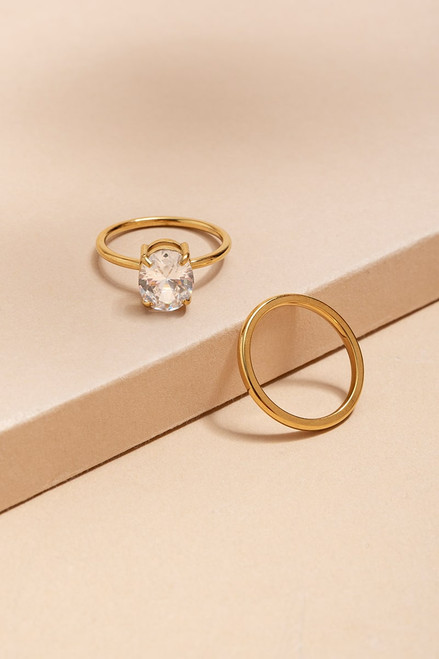 Travel With Me Gold Ring Set