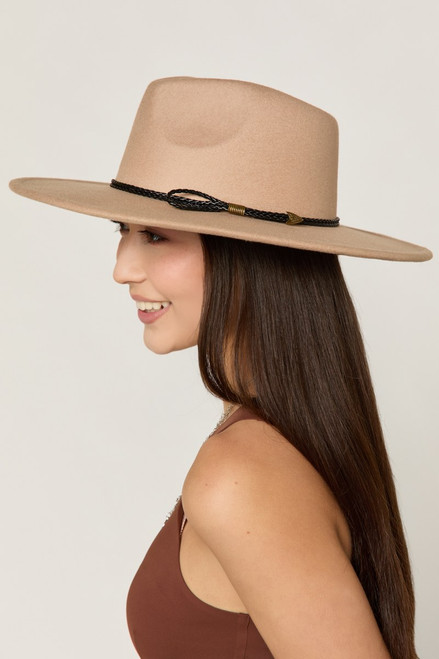 Lora Arrow Band Panama Hat