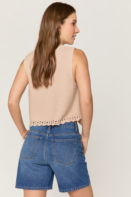 Britney Long Denim Shorts