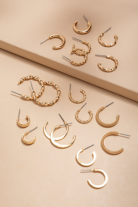 Blair Gold Hoop Earring Pack