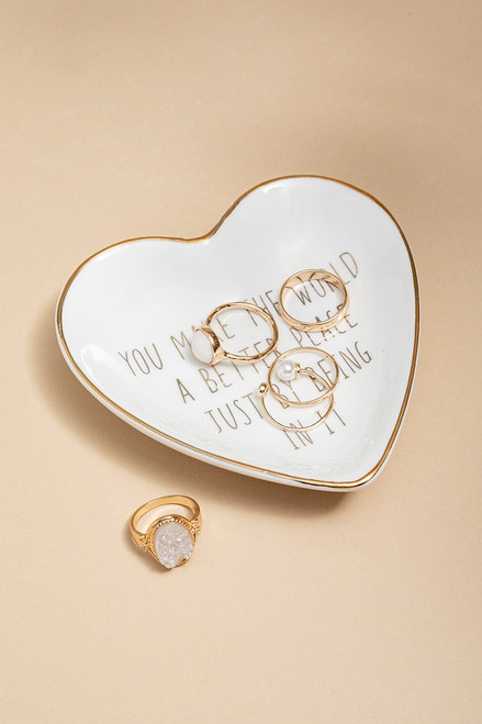 You Make The World A Better Place Trinket Dish