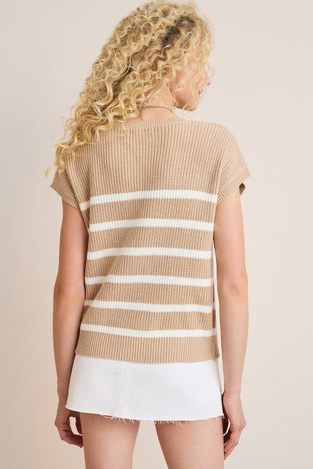 May Striped Sweater Tee