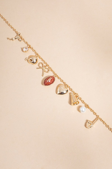 Football Charm Necklace