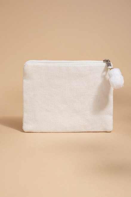 Football Beaded Pouch