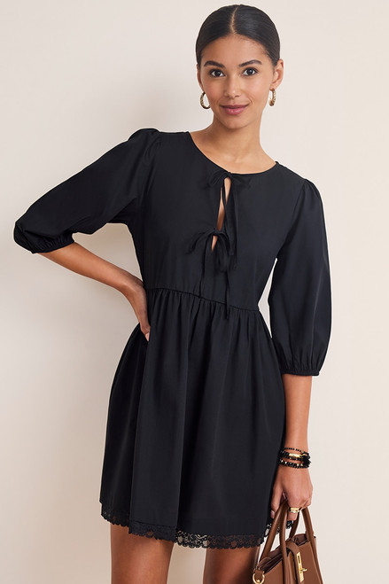 Viola Tie Front Mini Dress