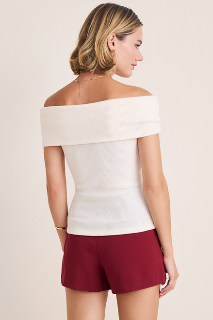 Kristie Bow‑Knot Off‑Shoulder Top