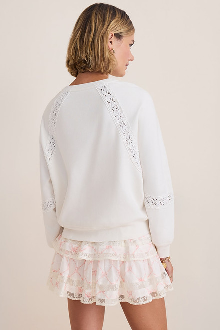 Mia Crochet Detail Sweatshirt