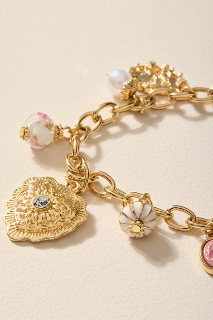 Jess Cameo Charm Bracelet