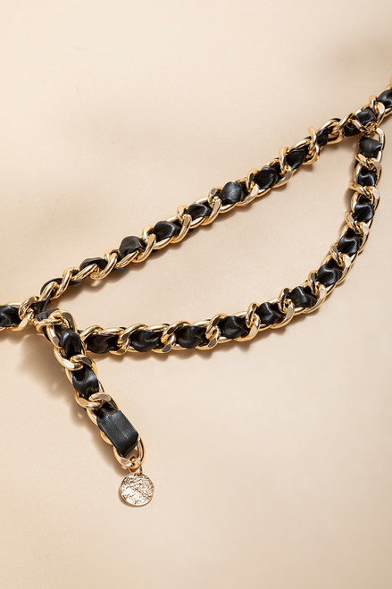Beth Vegan Leather Chain Belt