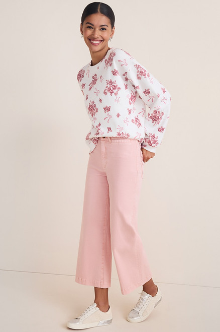 Lisa Long Sleeve Floral Sweatshirt