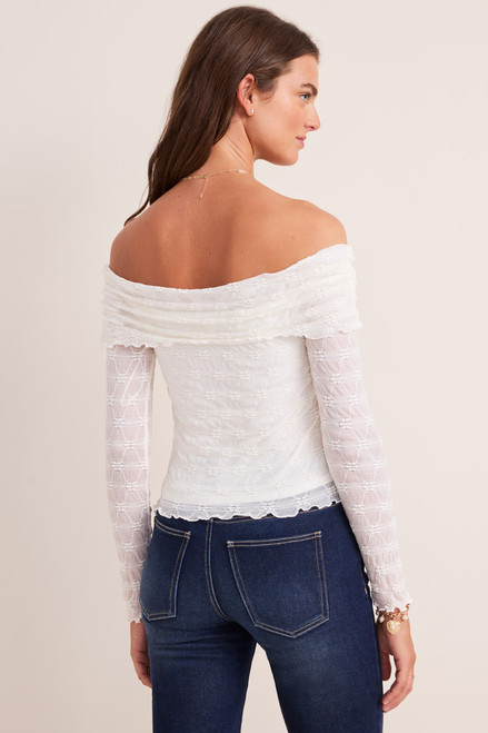 Annie Off the Shoulder Lace Top