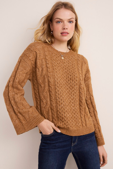 Roslyn Cable Knit Sweater