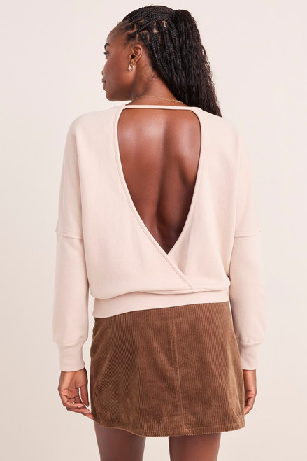 Faye Low Back Sweatshirt