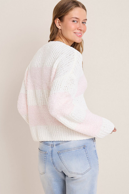Maxine Striped Chenille Sweater