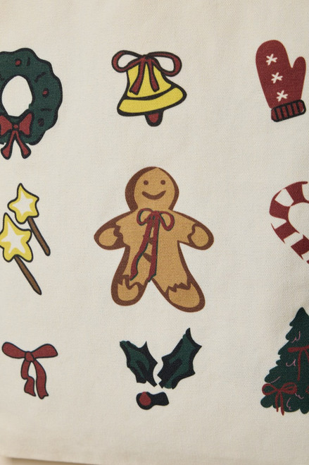 Gingerbread Icon Graphic Tote Bag