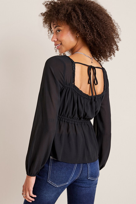 Sherry Front Tie Blouse