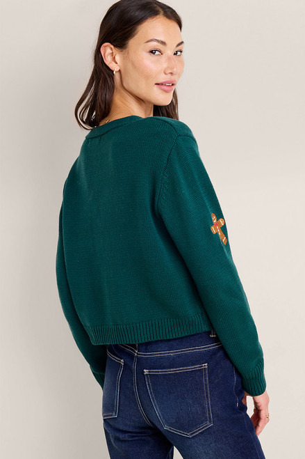 Gingerbread Button Down Cardigan