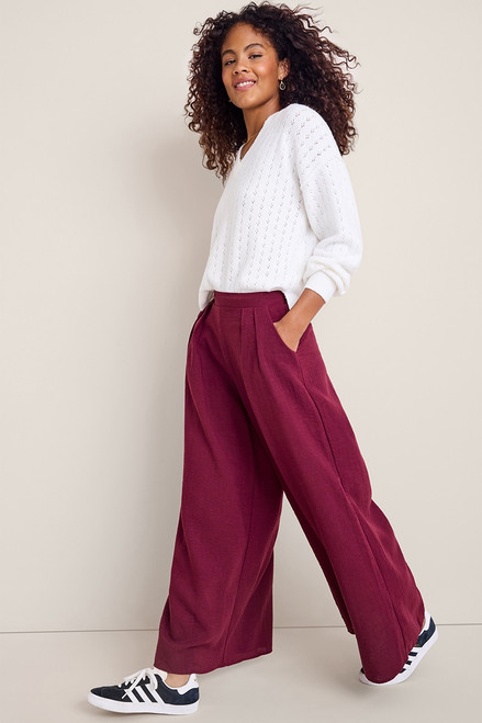 Carmela Tie Back Pointelle Sweater