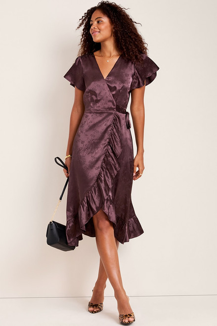 Clare Wrap Midi Dress