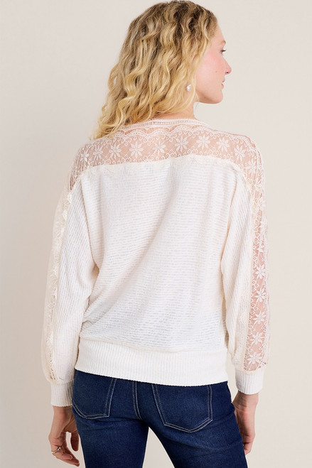 Sally Lace Dolman Top