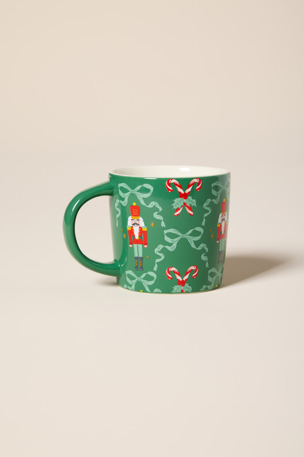 Nutcracker Coffee Mug and Fuzzy Socks Gift Set