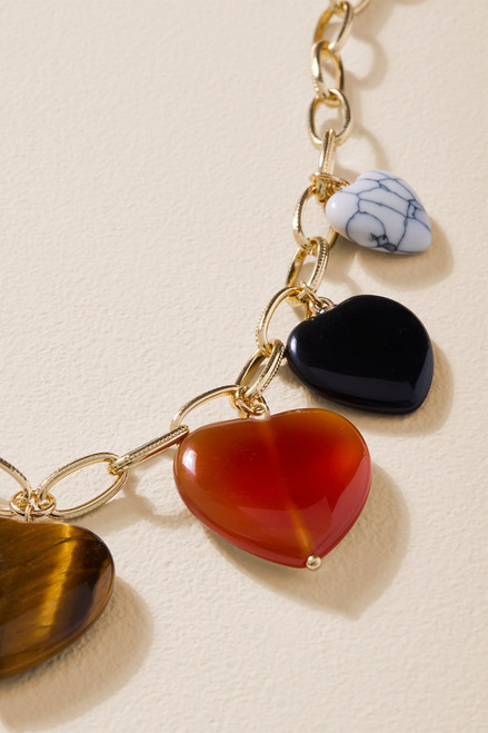 Joy Charm Heart Necklace