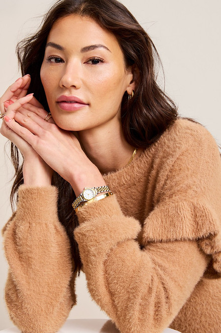 Marcie Ruffle Sweater
