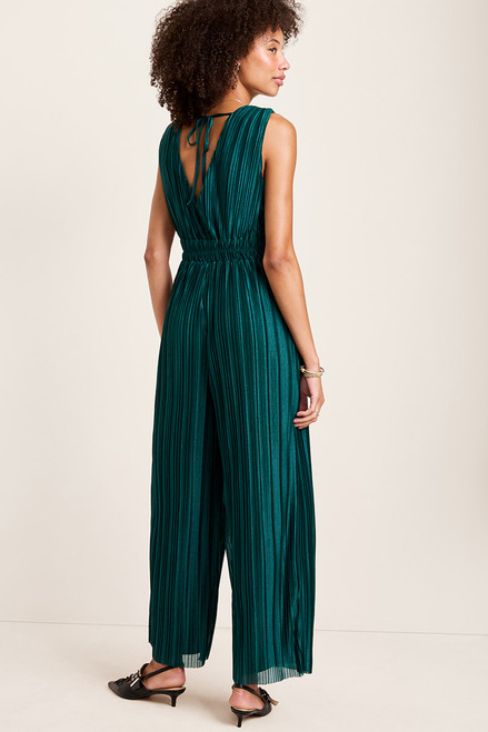 Anna Pleated Wide Leg Jumpsuit
