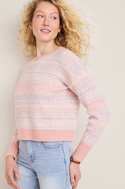 Lydia Mixed Stripe Pullover Sweater