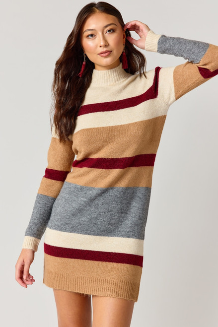 Bailey Striped Sweater Mini Dress