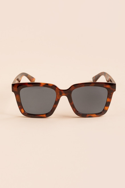 Gisselle Square Tortoise Sunglasses