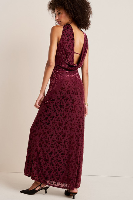 Kendall Strapless Scarf Maxi Dress