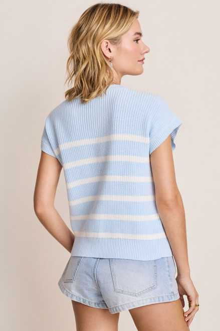 Kendall Striped Sweater Tee