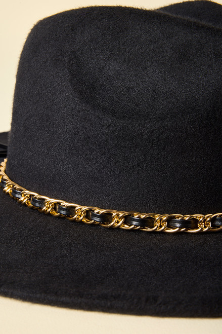 Anne Braided Chain Panama Hat