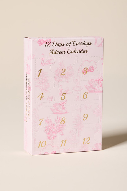 12 Days of Gold Earrings Advent Calendar