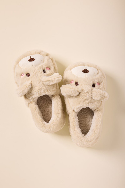 Teddy Bear Slippers