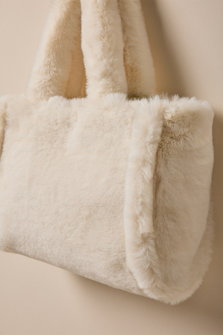 Nora Faux Fur Tote Bag