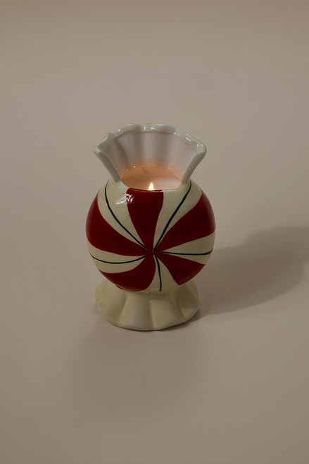 DW Home Peppermint Candy Candle Jar 10oz