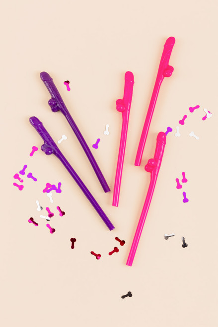 xo, Fetti Same Straw Forever Straw and Confetti Set